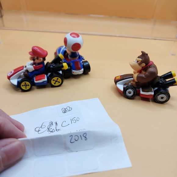 2018 Hot Wheels Mario Kart 1:64 Die-Cast Cars Donkey Kong Mario Toad Nintendo - Picture 6 of 6
